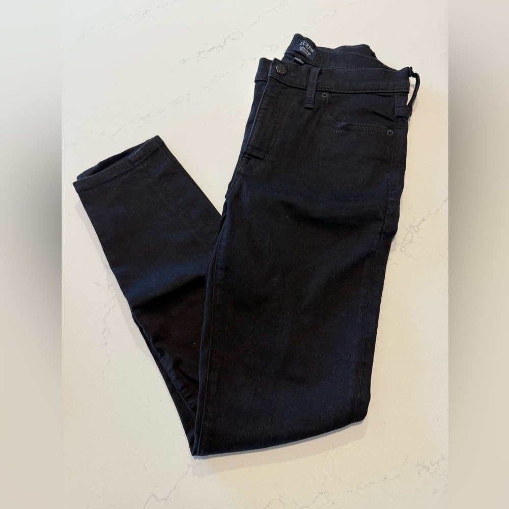 J. Crew Black High-Rise Skinny Jeans